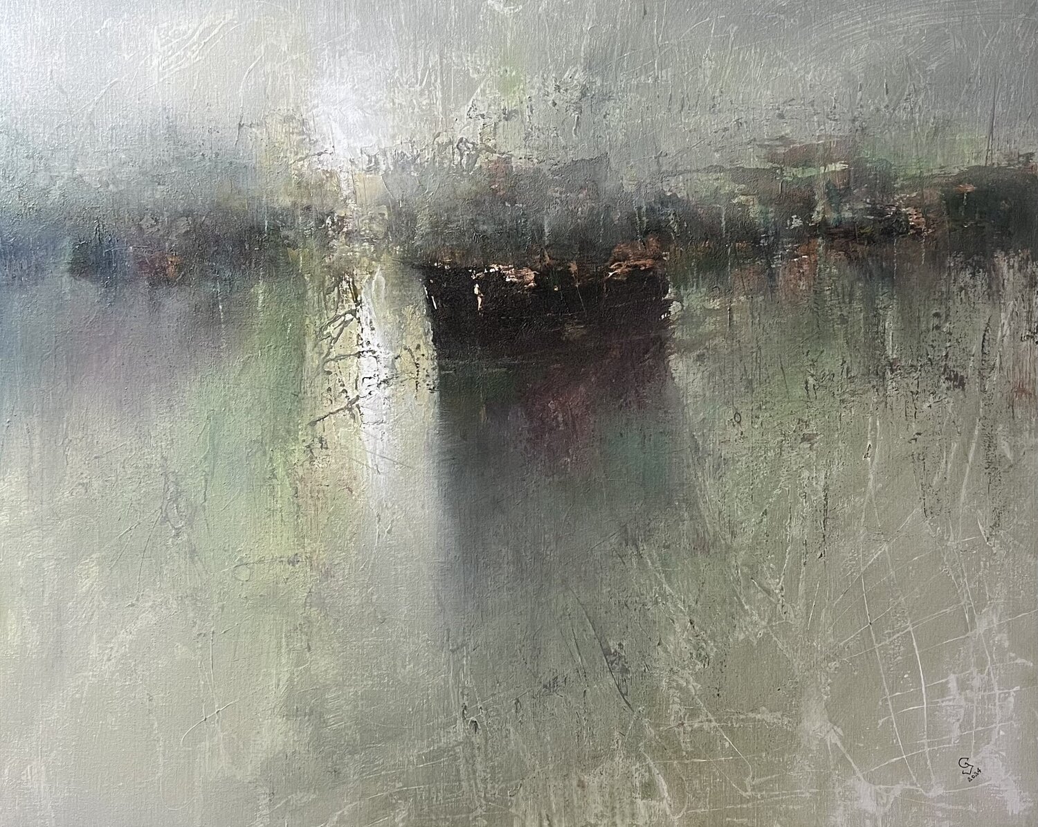 Harbor of destroyed dreams - All Tomorrow For One Yesterday Ivan Grozdanovski Original painting for sale