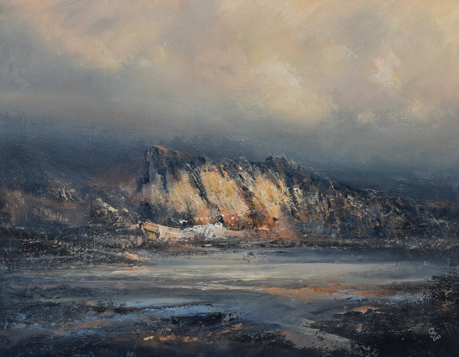 Agartha - The wasteland 3 Ivan Grozdanovski Original painting for sale