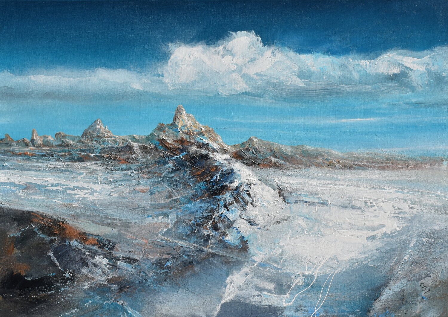 Agartha - On the path to Valhalla - 11 Ivan Grozdanovski Original painting for sale