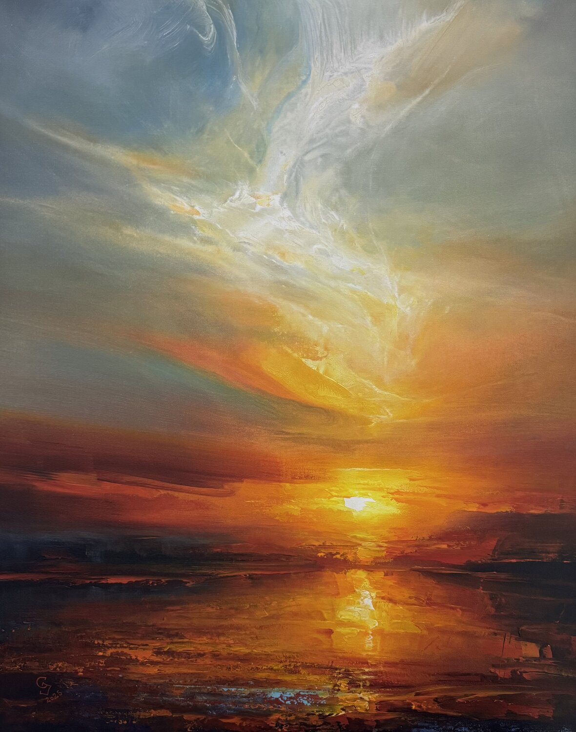 View of a thousand words 4 Ivan Grozdanovski Original painting for sale