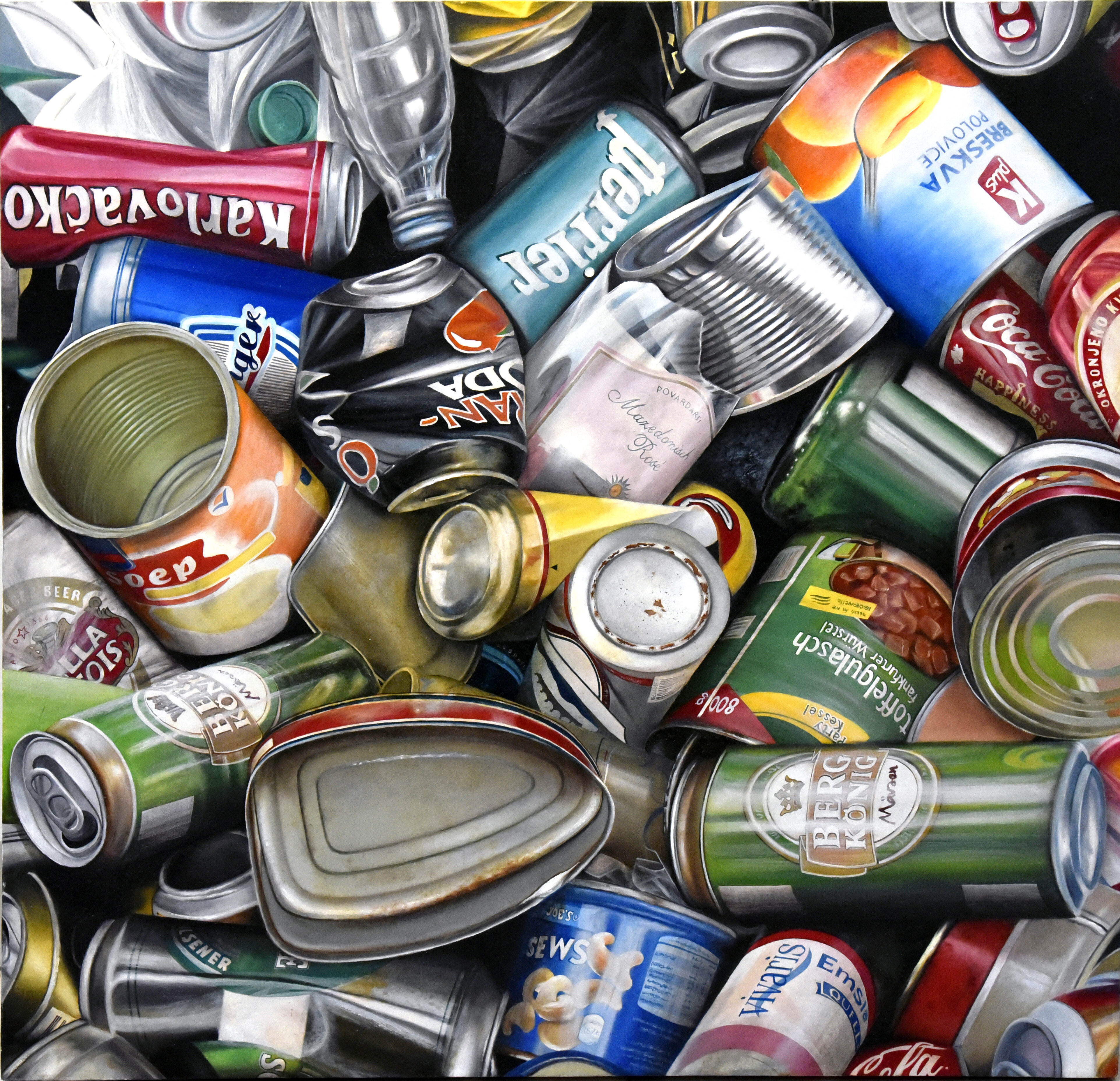 Topic Recycling paintings