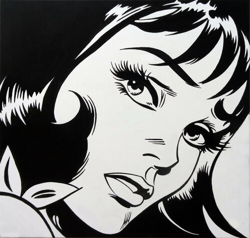 BLUE EYES by DILLIES, Painting for Sale on Select
