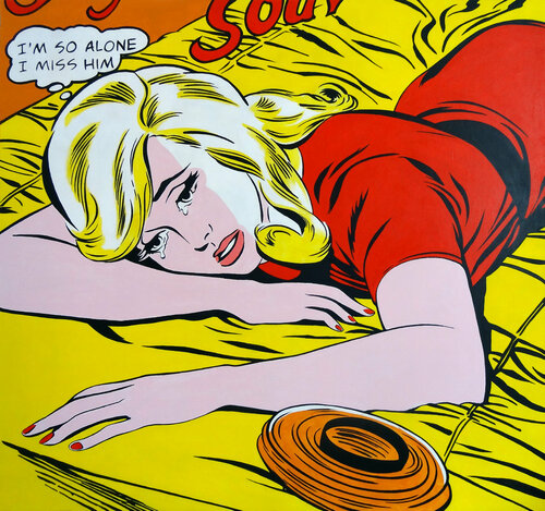 I MISS HIM by DILLIES, Painting for Sale on Select
