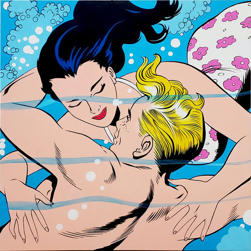 SWIMMING POOL by DILLIES, Painting for Sale on Select