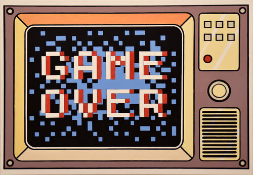 VIDEO GAMES by DILLIES, Painting for Sale on Select