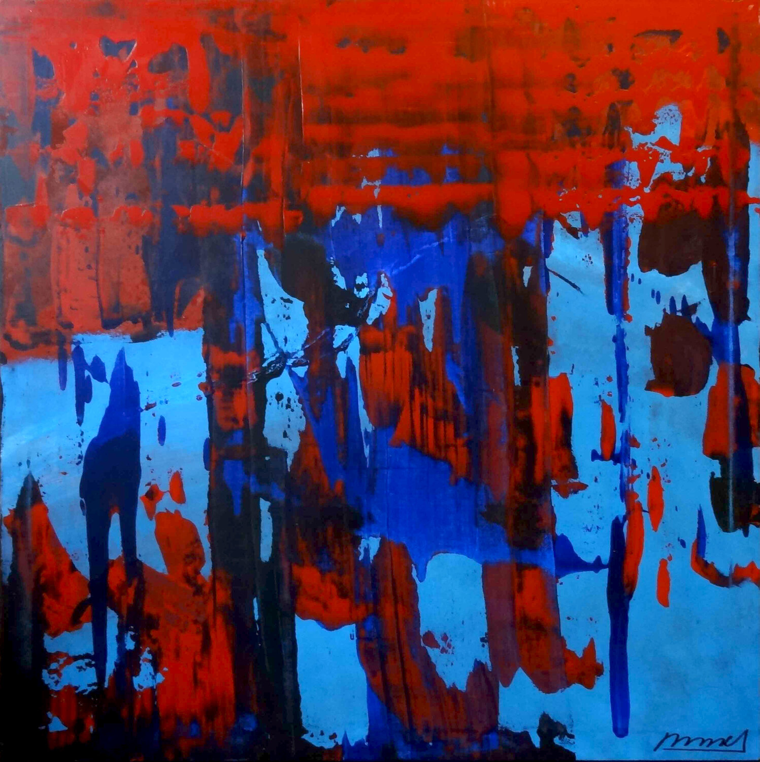 ABSTRACTIVE DILLIES Original painting for sale