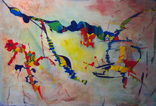 Hängematte by Ulla M. Neuhaus, Painting for Sale on Select