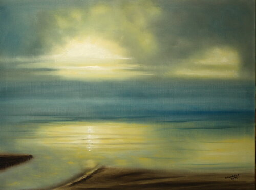 Nebel by Ulla M. Neuhaus, Painting for Sale on Select
