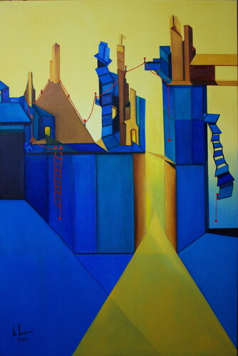 Escape routes I by Ulla M. Neuhaus, Painting for Sale on Select