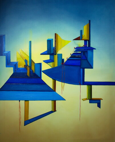 Steps to heaven by Ulla M. Neuhaus, Painting for Sale on Select
