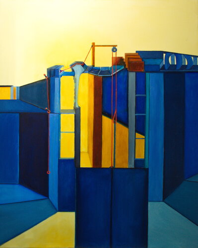 Open the door, it's much better than before by Ulla M. Neuhaus, Painting for Sale on Select