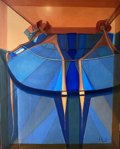 Bühnenzauber by Ulla M. Neuhaus, Painting for Sale on Select