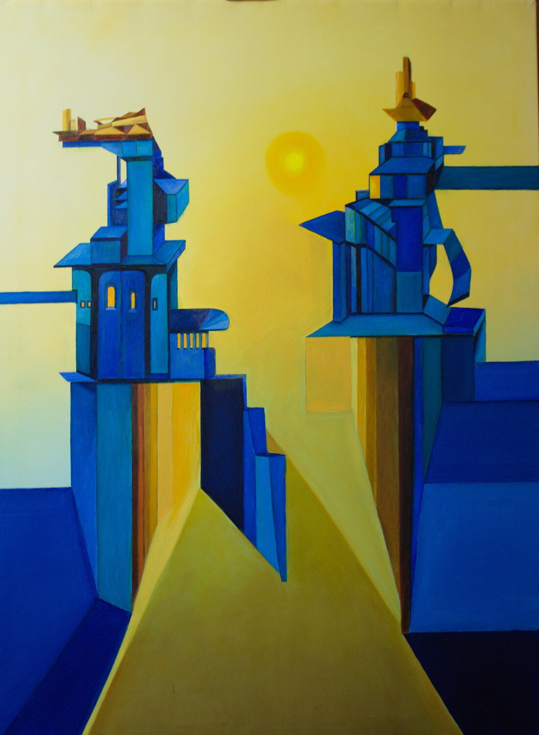 Way into happipness Ulla M. Neuhaus Original painting for sale