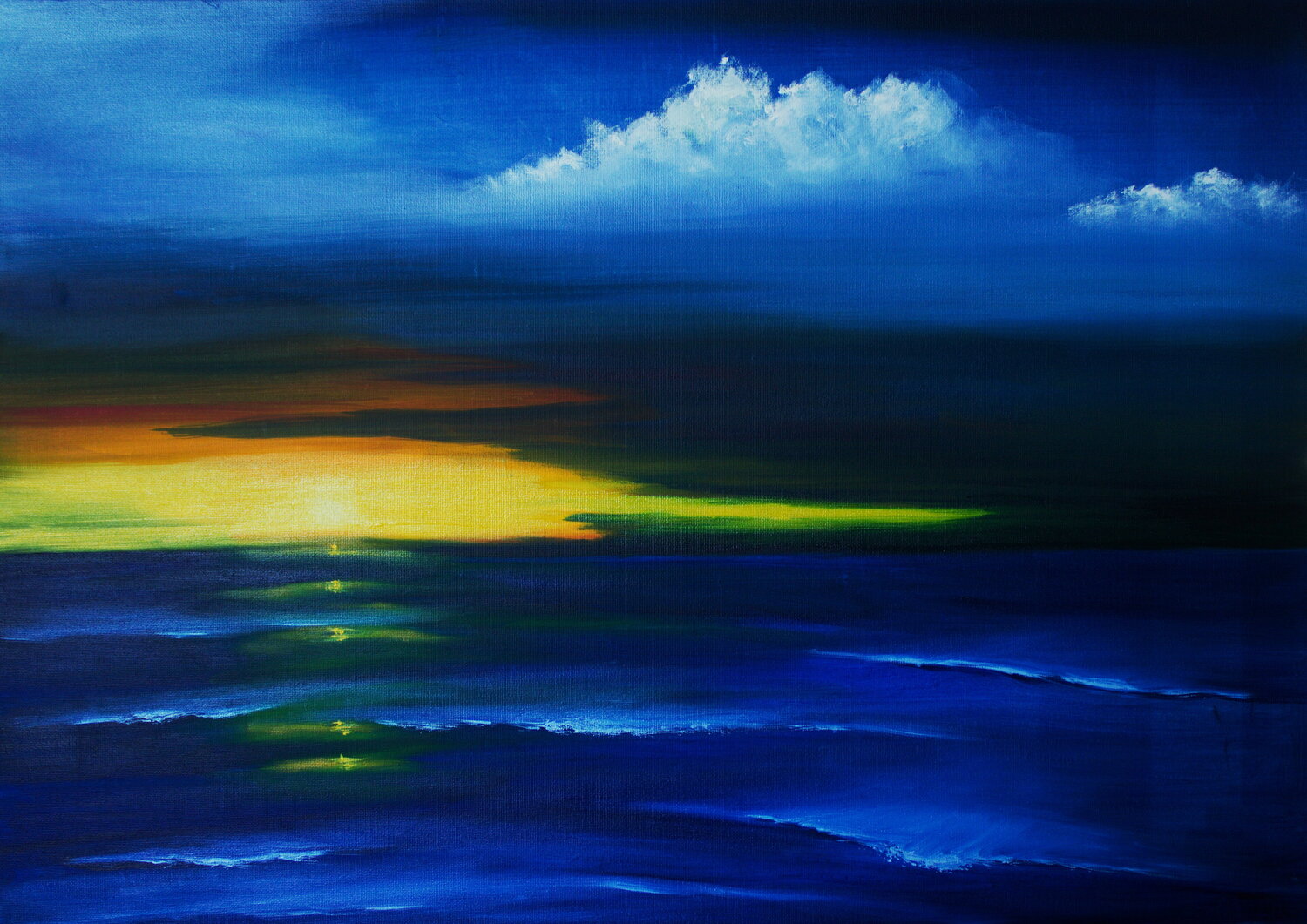 North sea feeling Ulla M. Neuhaus Original painting for sale