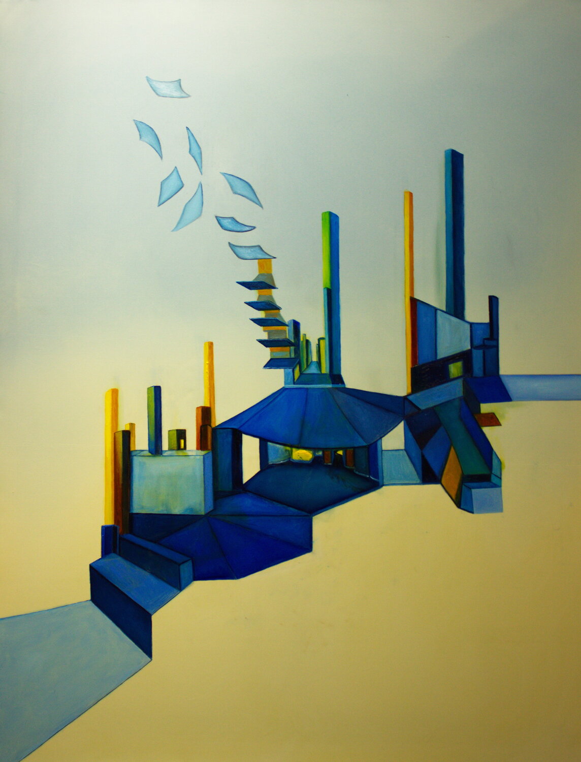 Flying away Ulla M. Neuhaus Original painting for sale