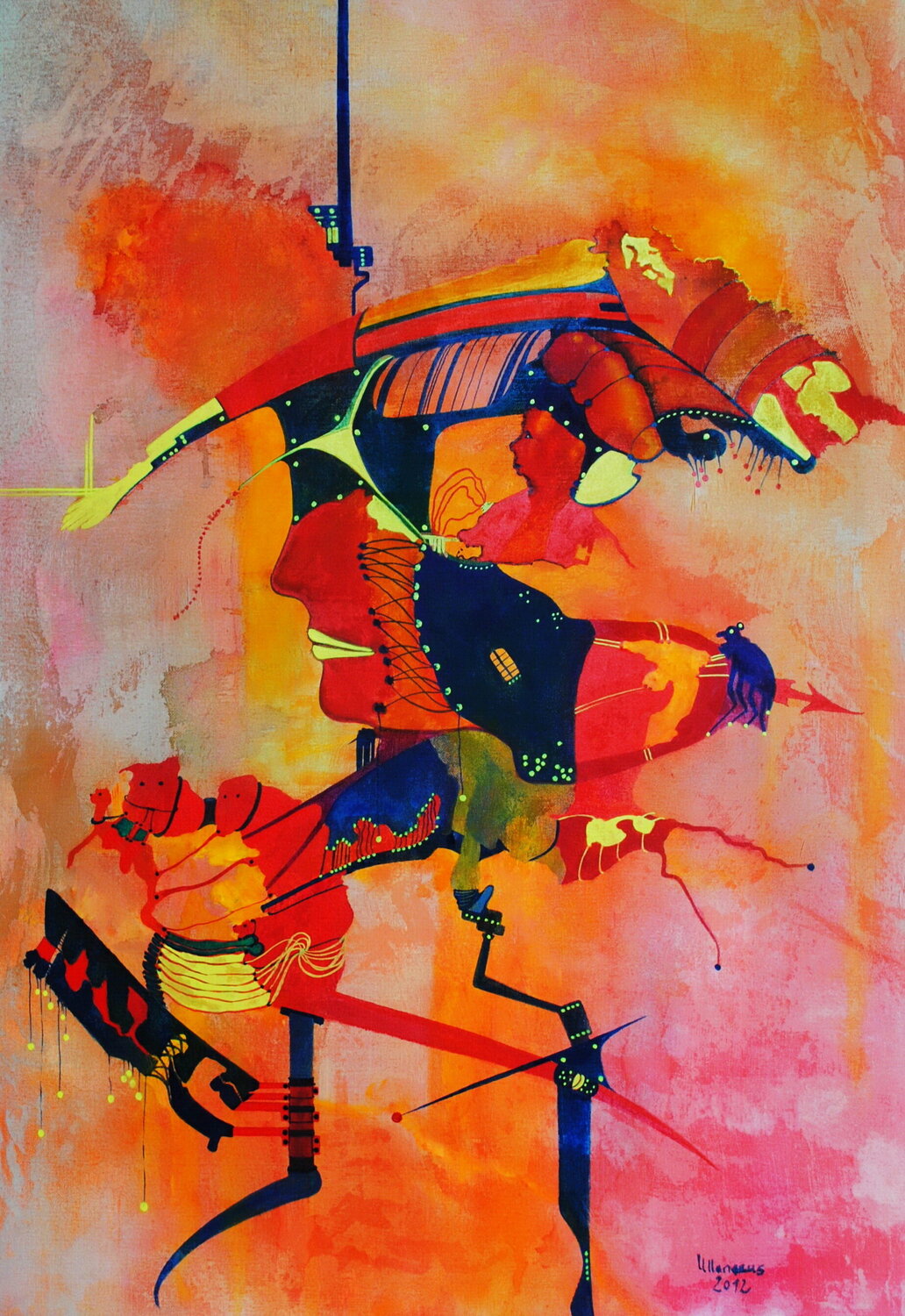 Mobilé Ulla M. Neuhaus Original painting for sale