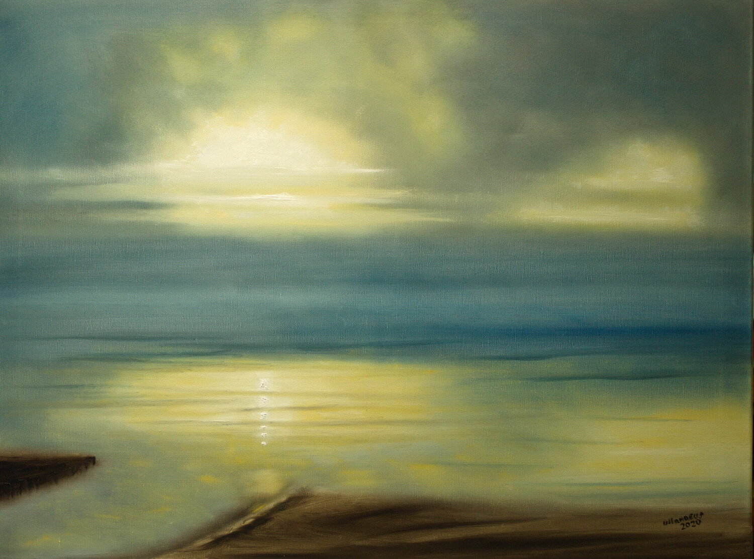 Nebel Ulla M. Neuhaus Original painting for sale