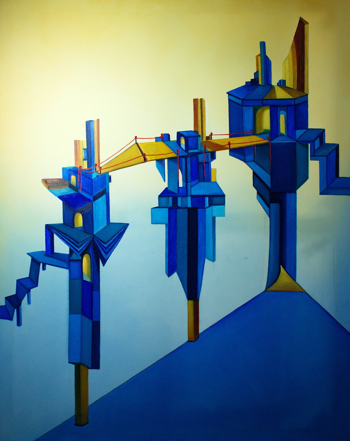 Go into the unknown world Ulla M. Neuhaus Original painting for sale
