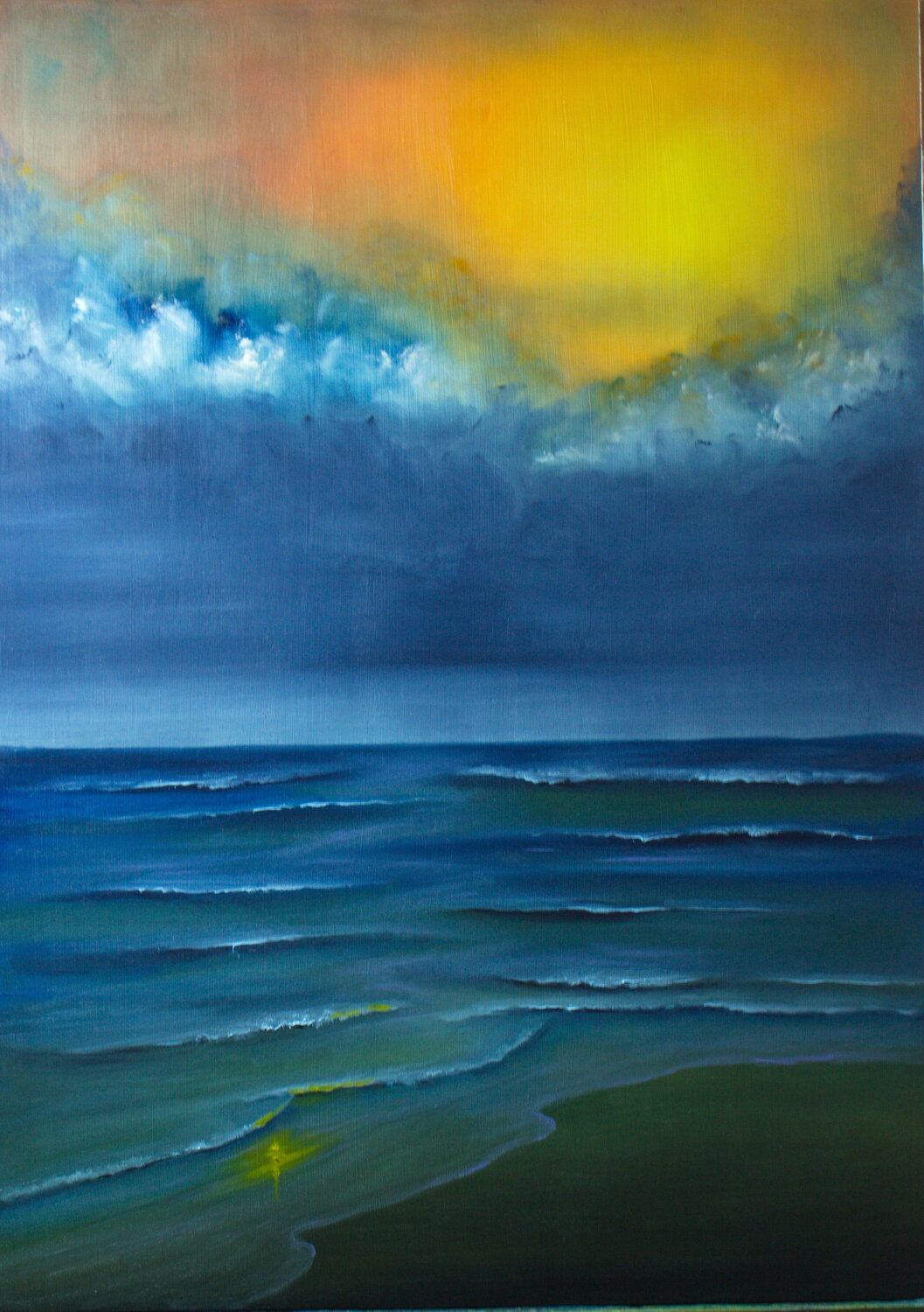By the sea I Ulla M. Neuhaus Original painting for sale