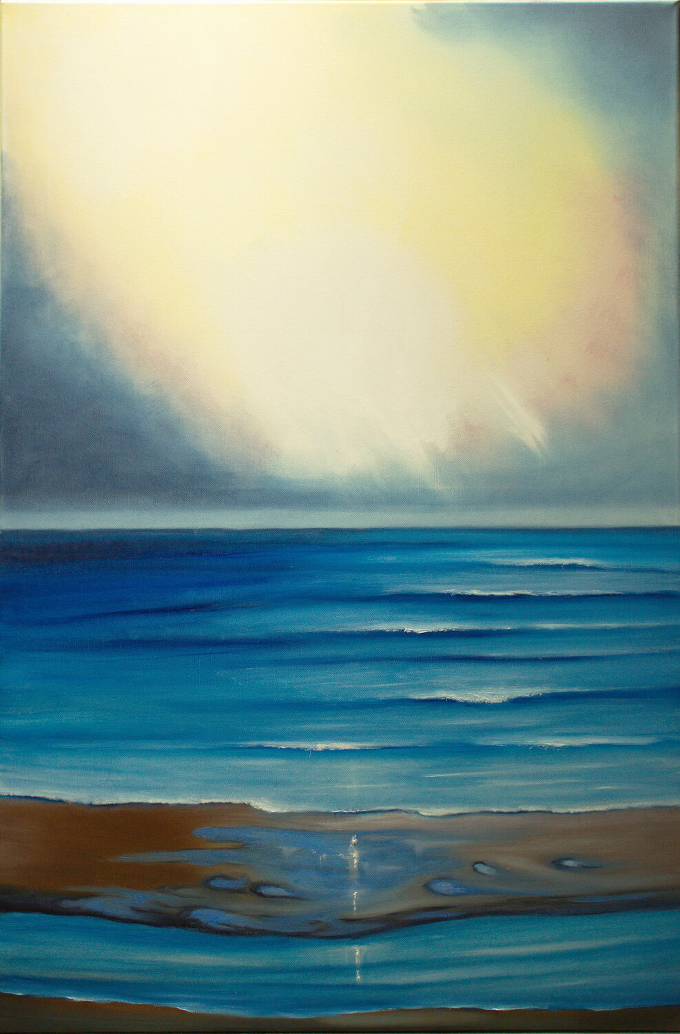 By the sea II Ulla M. Neuhaus Original painting for sale