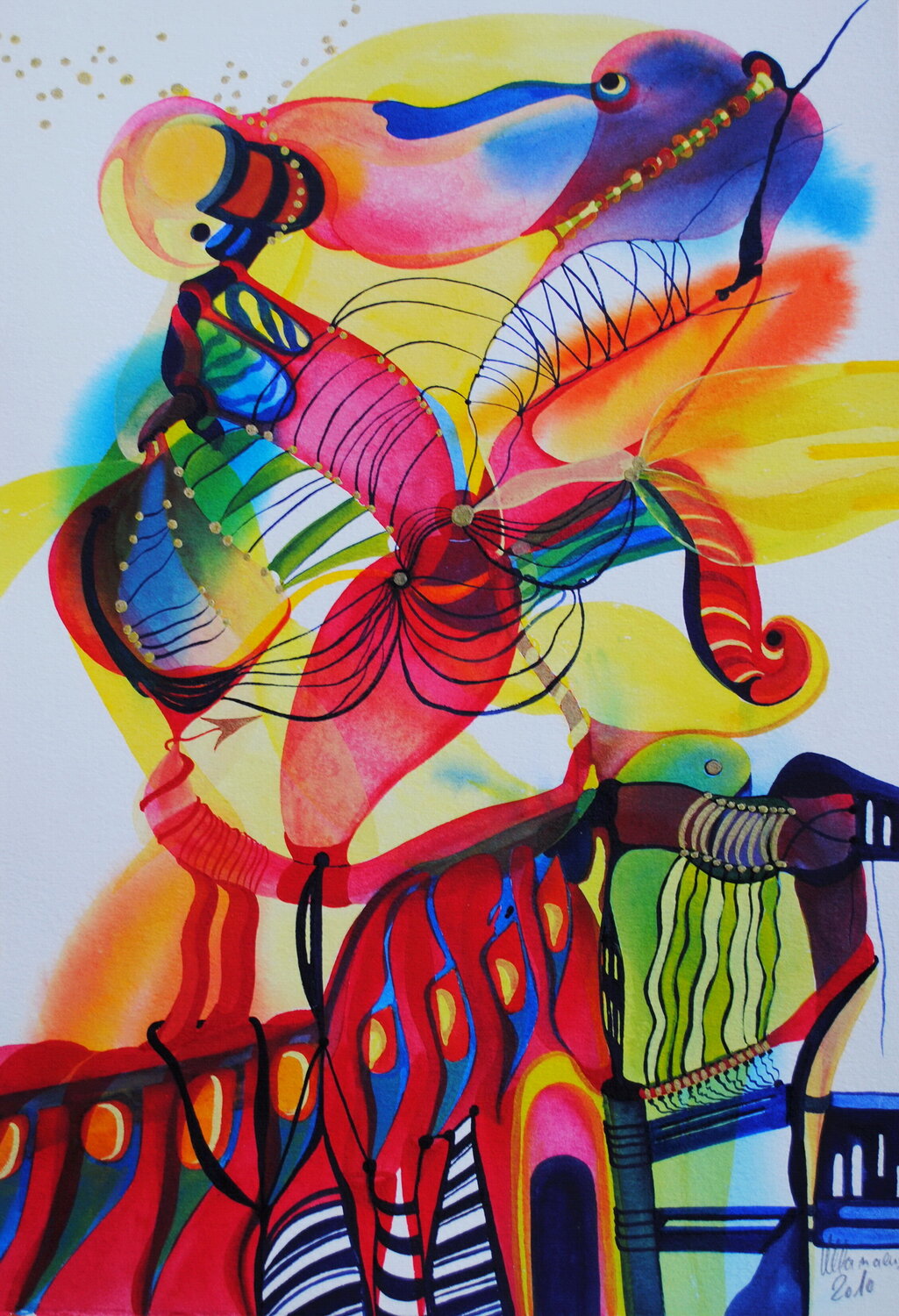 Gute, alte Mühle Ulla M. Neuhaus Original painting for sale