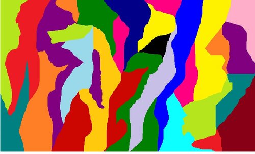 511 RAIN OF COLORS by Jose Maria Palacin Calvo, Painting for Sale on Select