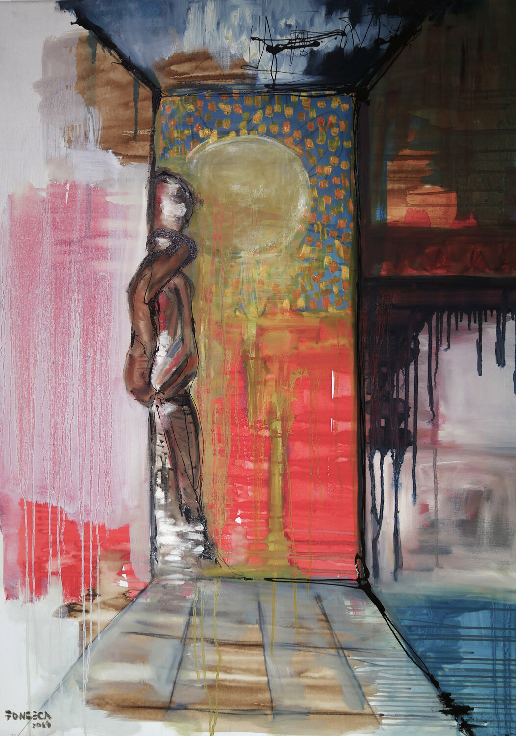 Del Otro Lado 2 Ana Verónica Fonseca Original painting for sale