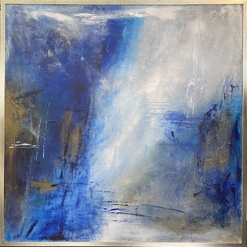 Chute d eau by Christine Barth Mroz, Painting for Sale on Select