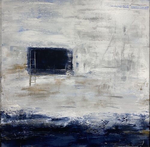 Fenêtre sur la mer by Christine Barth Mroz, Painting for Sale on Select