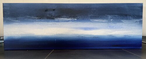 Bleu de minuit by Christine Barth Mroz, Painting for Sale on Select