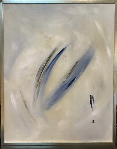 L envolée bleue by Christine Barth Mroz, Painting for Sale on Select