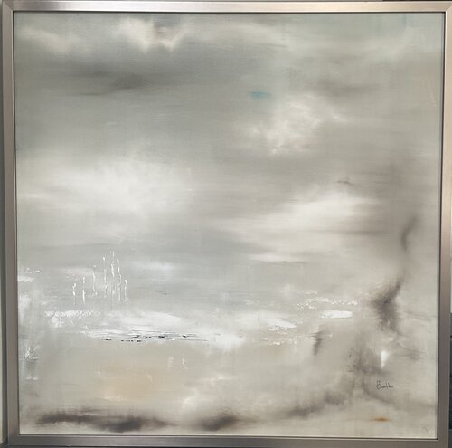 L infini blanc by Christine Barth Mroz, Painting for Sale on Select