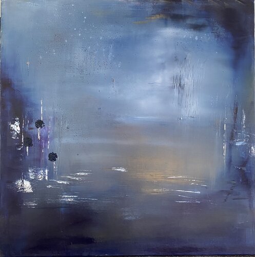 Un monde imaginaire by Christine Barth Mroz, Painting for Sale on Select