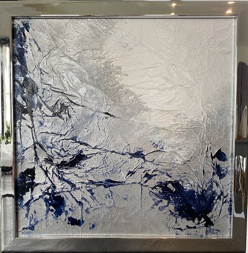 Eclats d argent by Christine Barth Mroz, Painting for Sale on Select