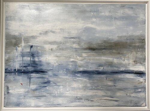 L écho du calme by Christine Barth Mroz, Painting for Sale on Select