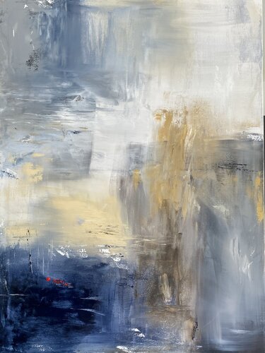 La traversée du calme by Christine Barth Mroz, Painting for Sale on Select