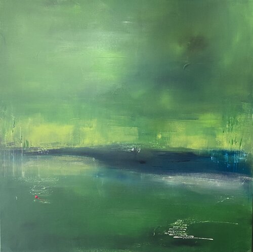 Herbes folles by Christine Barth Mroz, Painting for Sale on Select