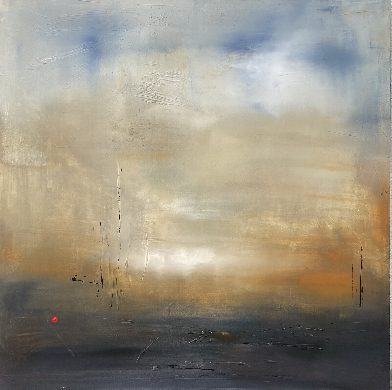 Les marais d ocre Christine Barth Mroz Original painting for sale