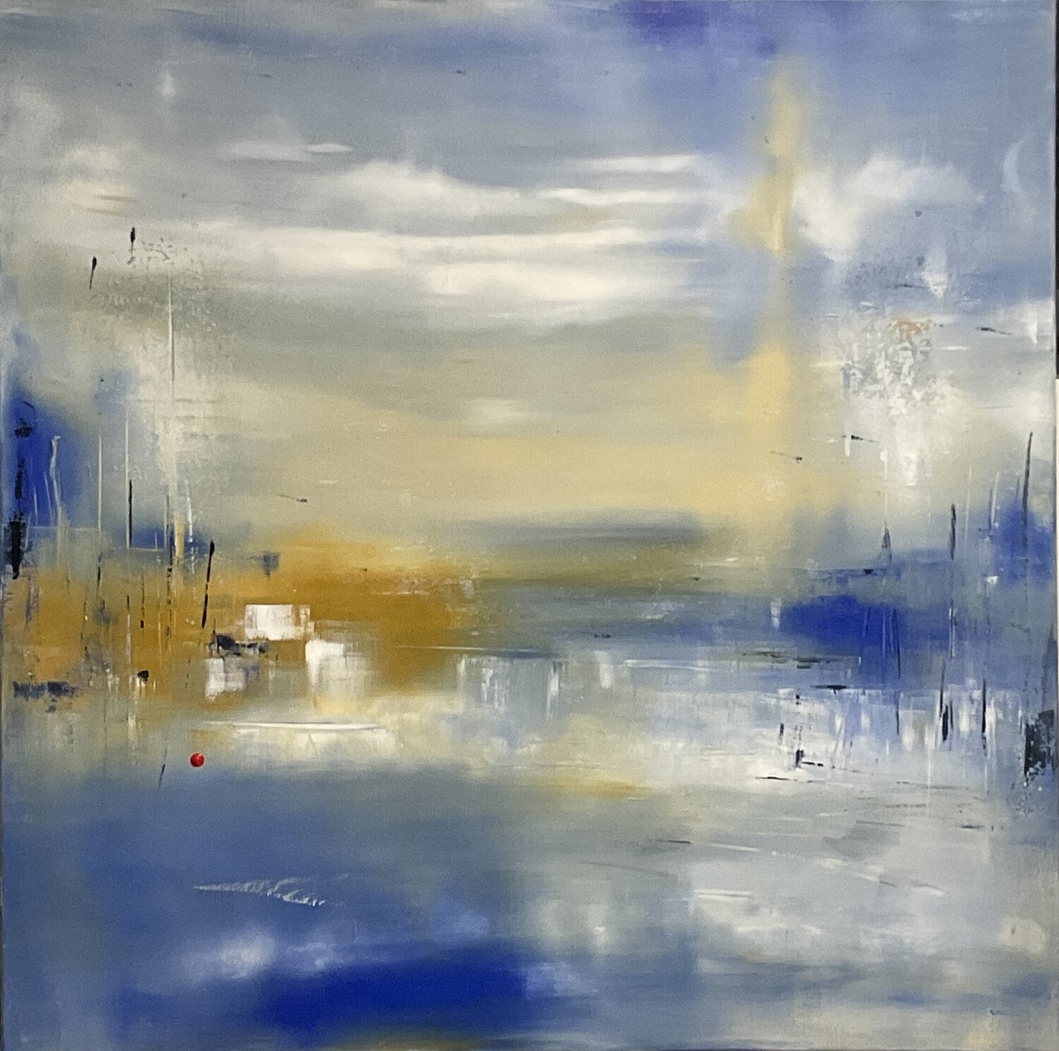 Douce pensée Christine Barth Mroz Original painting for sale