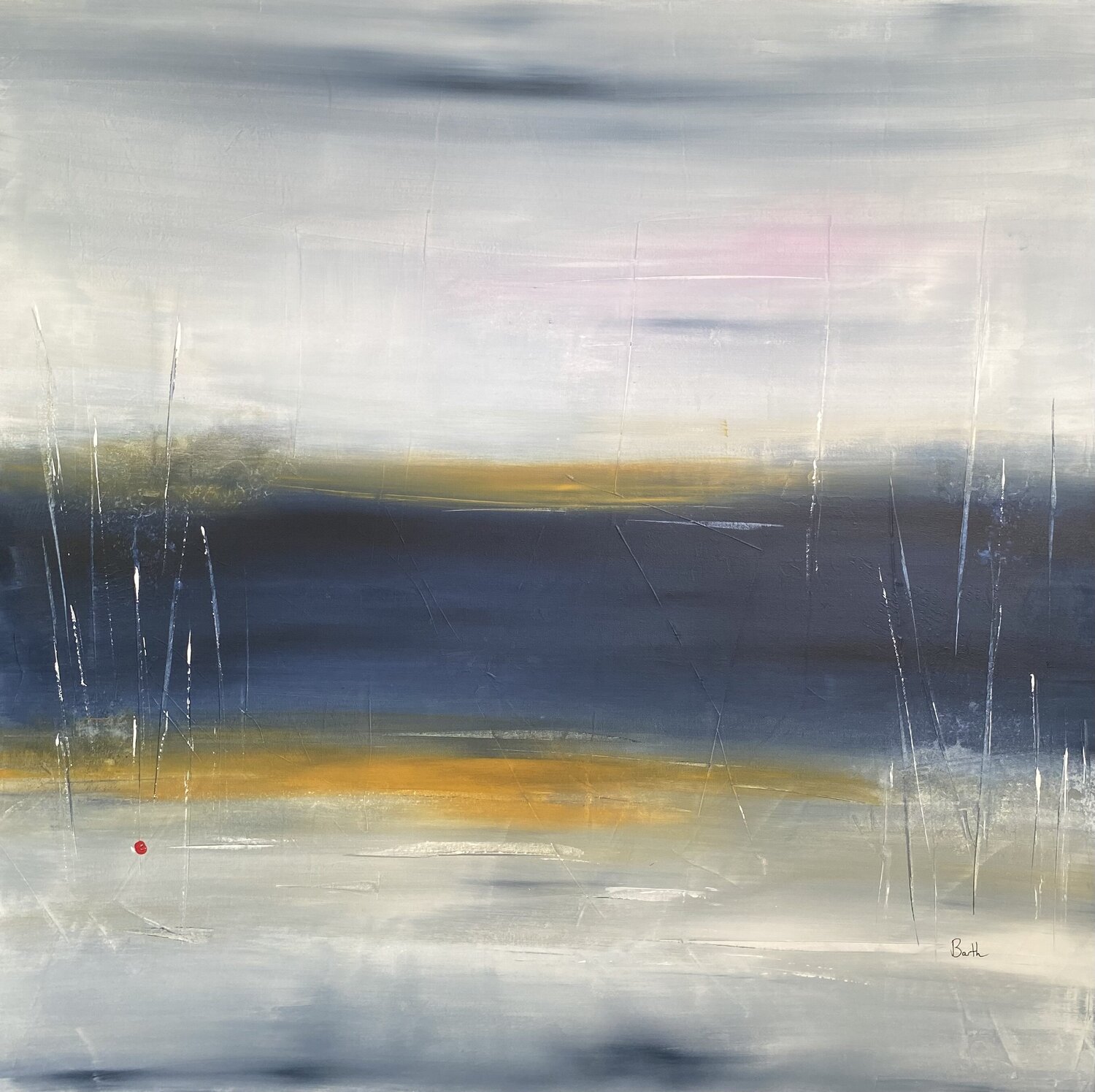 Un soir d été Christine Barth Mroz Original painting for sale