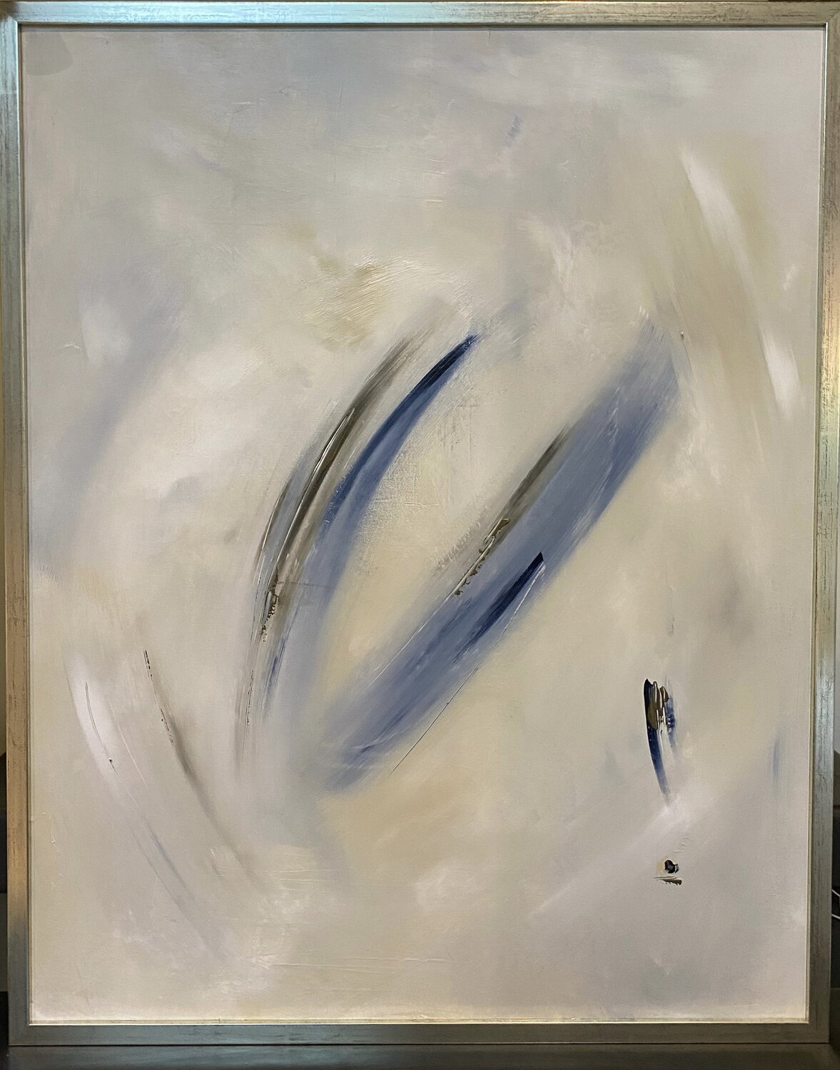 L envolée bleue Christine Barth Mroz Original painting for sale