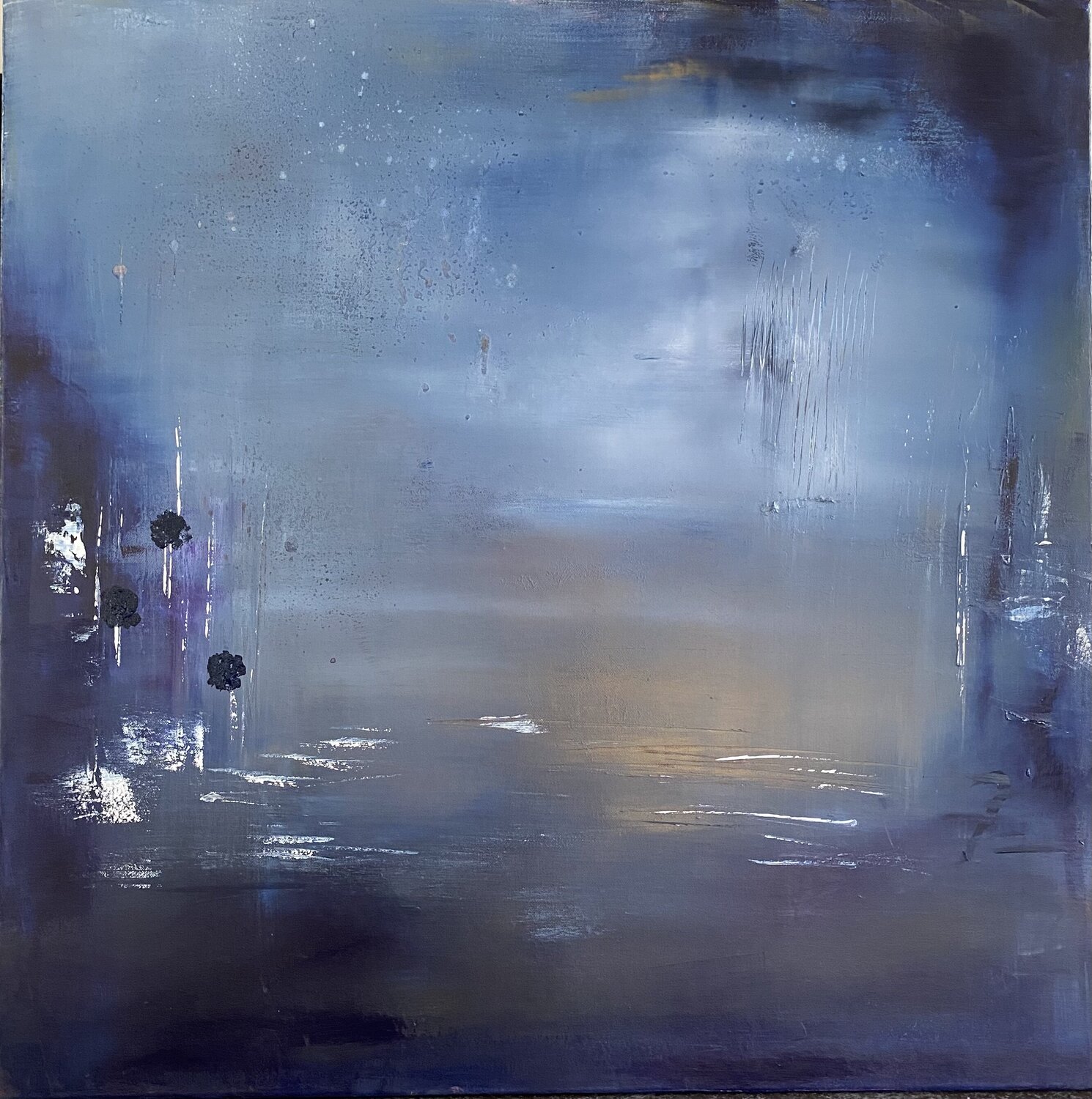 Un monde imaginaire Christine Barth Mroz Original painting for sale
