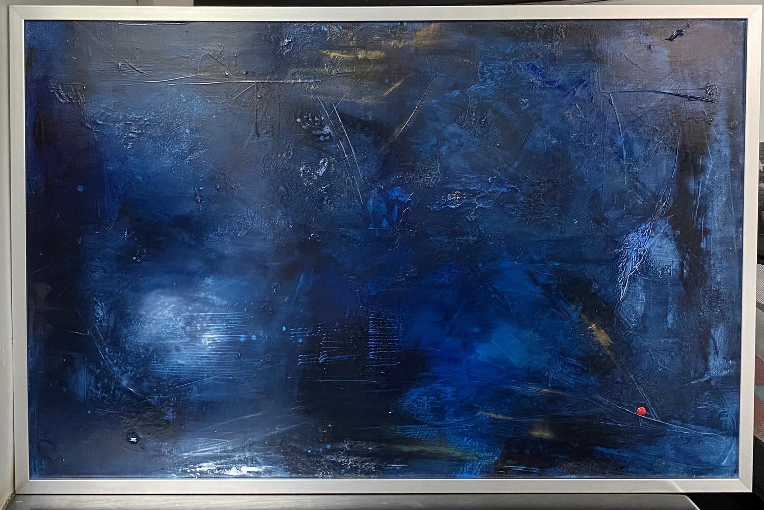 Le coeur de la nuit Christine Barth Mroz Original painting for sale