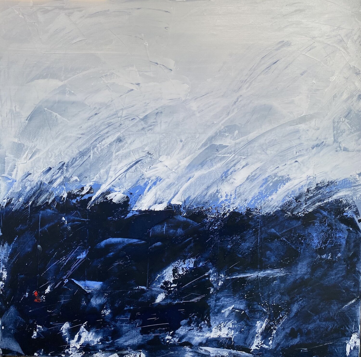 Ciel d encre Christine Barth Mroz Original painting for sale