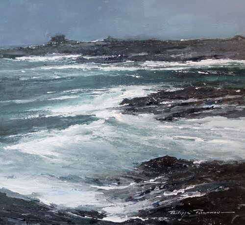 La côte sauvage  2 , n° 2493 by Philippe Perennou, Painting for Sale on Select