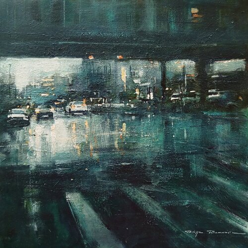 Brooklyn , Coney Island Avenue , n° 2473 by Philippe Perennou, Painting for Sale on Select