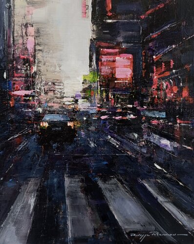 "Impressions urbaines" , n° 2693 by Philippe Perennou, Painting for Sale on Select