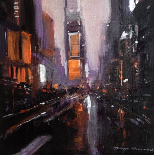 Times Square  N° 2733 by Philippe Perennou, Painting for Sale on Select