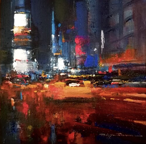 "impressions urbaines" N° 2823 by Philippe Perennou, Painting for Sale on Select