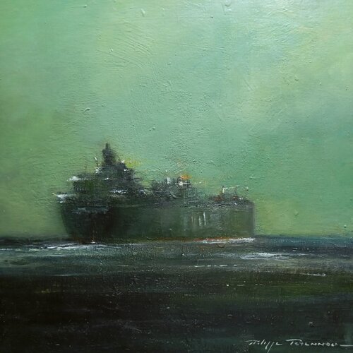 Le Havre 2 N° 2106 by Philippe Perennou, Painting for Sale on Select